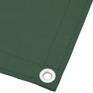 Berkfield Balcony Screen Dark Green 120x700 cm 100% Polyester Oxford