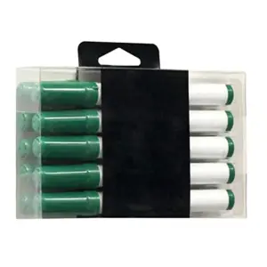 KAV Dry Erase Pens for Office, Schools, and Home - Non-Toxic Ink - All-in-One Design with Dry Wipe Eraser - Stylish Markers