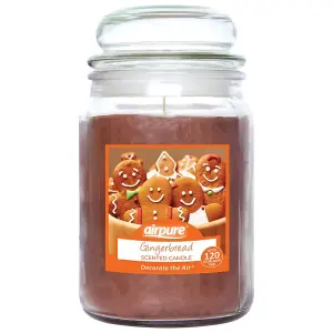 Airpure Scented Candle Jar Gingerbread Fragrance 510gm x 3