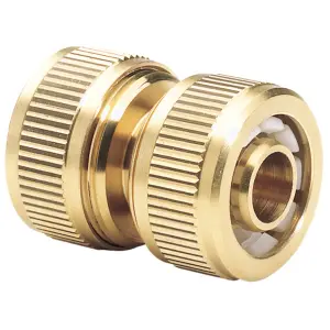 Draper Brass Hose Repair Connector, 1/2" 36203