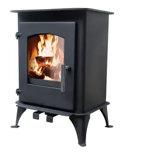 SunDaze 5KW Multifuel Stove Log Burner Woodburning Fireplace Defra Approved Eco Design