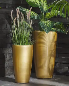 Modern Plant Pot 32 cm Gold TSERIA