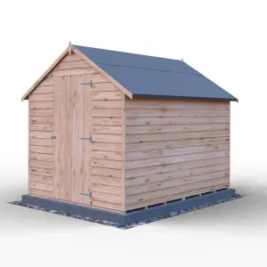 Shire Overlap 8x6 Single Door Windowless Value Shed