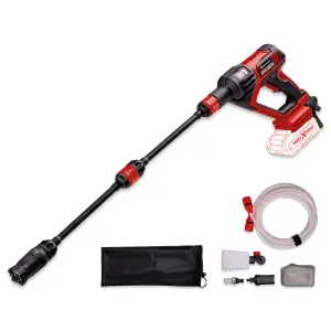 Einhell Power X-Change Cordless Pressure Washer 24 Bar With Snow Foam Lance And Accessory Kit - HYPRESSO 18/24 Li Body Only