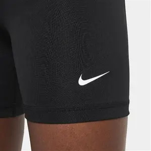 Nike Pro Older Kids' (Girls') Shorts - Black - Polyester/Elastane