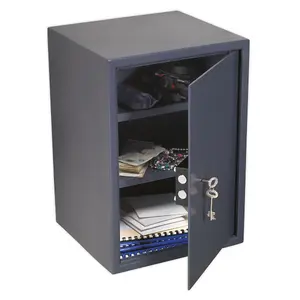 Sealey Key Lock Security Safe 2 Keys 2 Shelves 350mm x 330mm x 500mm SKS04