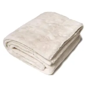 nielsen Octavian Soft Faux Fur Large Throw Blanket - Antique White