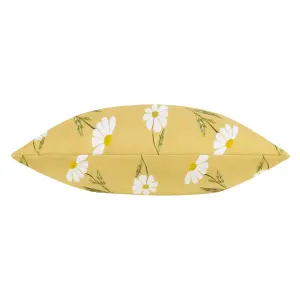 Wylder Nature Daisies Floral Polyester Filled Outdoor Cushion