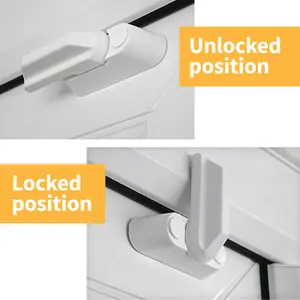 Schlosser Technik Sash Jammer Window Lock (20 Pack) - White