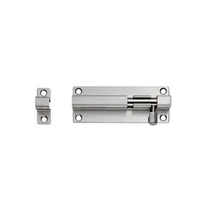 Eurospec Satin Stainless Steel Straight Barrel Bolt (BBT1200SSS)