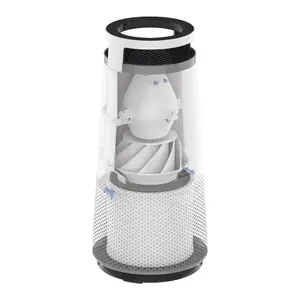 DH Lifelabs Sciaire Mini + HEPA Air Purifier with PlasmaShield™ Technology plus H13 True HEPA Filter - White