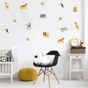 Stickerscape Jungle Friends Wall Sticker Pack