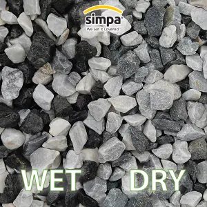 simpa 20mm Black Ice Chippings Bag 20kg