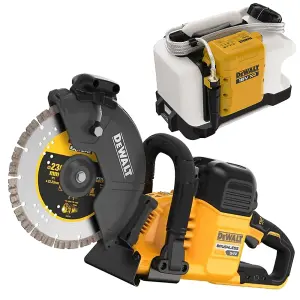 Dewalt DCS691N XR FlexVolt 230mm Cut Off Saw 54V + DCE6820N Powered Water Tank