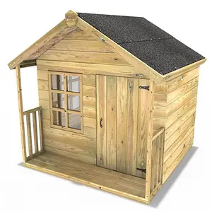 Rebo 5FT x 5FT Childrens Wooden Garden Playhouse - Woodpecker