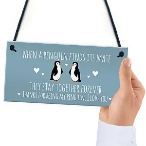 Novelty Anniversary Gift For Him Her Valentines Gift For Boyfriend Girlfriend Penguin Gift