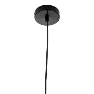 Interiors by Premier Brant Black Pendant Light