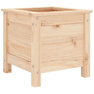 Berkfield Garden Planter 40x40x39 cm Solid Wood Pine