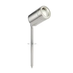 Luminosa Atlantis Outdoor Spike IP65 7W Marine Grade Brushed Stainless Steel