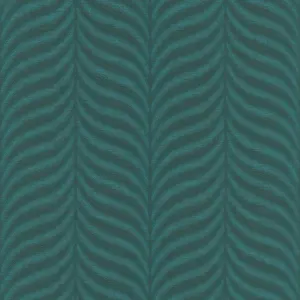 Grandeco Boutique Collection Organic Feather Embossed Wallpaper, Teal