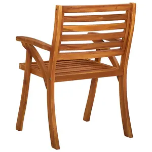 Berkfield Garden Chairs 6 pcs Solid Acacia Wood