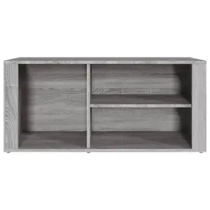 Shoe Cabinet Grey Sonoma 100x35x45 cm Engineered Wood