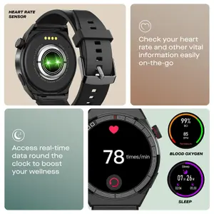 Daewoo CNX+ AMOLED Display Smart Watch Activity Tracker with Bluetooth to Android & iOS