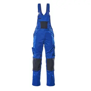 Mascot Unique Augsburg Bib & Brace - Royal/Dark Navy Blue   (42.5) (Leg Length - Long)