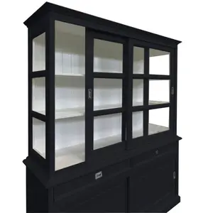 Stiles Display Cabinet Grey Anthracite