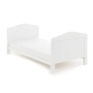 Whitby Cot Bed with Foam Mattress White