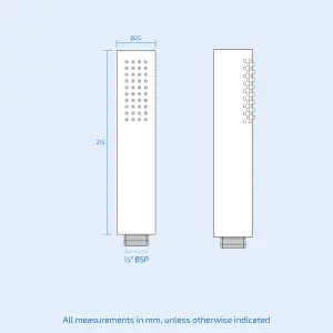 Calla Round Chrome Modern Concealed Thermostatic Mixer Valve Shower Head Set