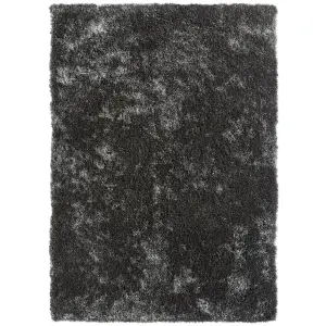 Origins Glamour Charcoal/Black Rug 80 X 150