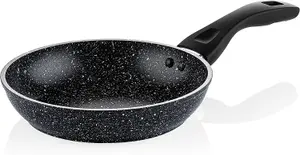 Westinghouse Non Stick Frying Pan - 20 cm Fry Pan Black Marble