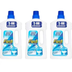 Flash Bathroom Cleaner 1L (Pack of 3)