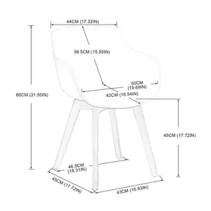 Makenzie Dining Chair (Set of 2) White