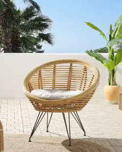 Garden Chair MARATEA Rattan Natural