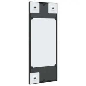 Mikayia Wall Mirror Black 50cm H x 20cm W