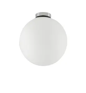 Luminosa LAMPD Globe Ceiling Light White 30x32cm