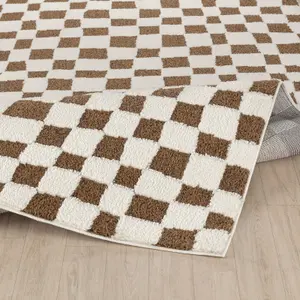 IRINA Skandi Checkered Area Rug 200 x 275 cm