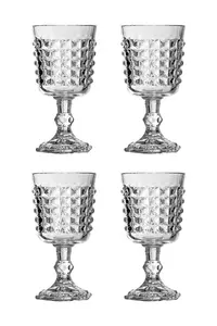 Maison by Premier Set Of Four Pyramid Wine Goblets