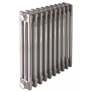 Acova Raw metal 3 Column Radiator, (W)1042mm x (H)600mm