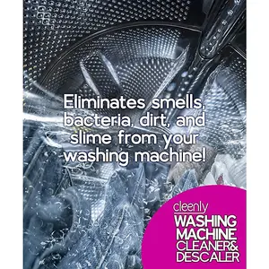 Cleenly Washing Machine Cleaner and Descaler. Eliminates Dirt, Smells, Grime & Prevents Bacteria Build Up 5L