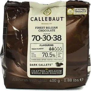 Callebaut Dark Chocolate Couverture 70%, 400G