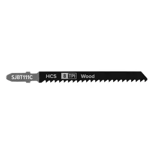 Jigsaw Blade for General Wood 100mm 8tpi Pack of 5 by Ufixt