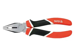 YATO YT-1942 combination pliers 200mm long, soft grip handles