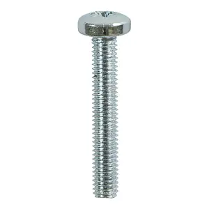 TIMCO Machine Pan Head Silver Screws - M4 x 16