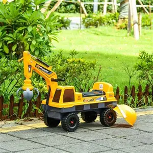 Tommy Toys Toddler Ride On Excavator Digger Yellow