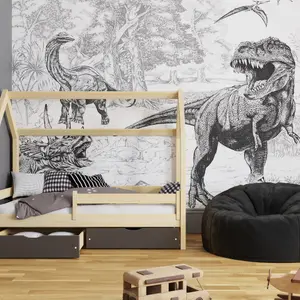 Art For the Home Jurassic Dino Mono Print To Order Fixed Size Mural