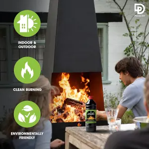 Primes DIY Firelighter Gel, Firepits - Fires & Log Burner - Camping Grill - Bonfire - Ethanol Burners (24 Litre)