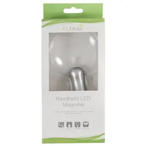 HAND HELD MAGNIFIER - Magnifier: Illuminated Handheld: LED - PURElite